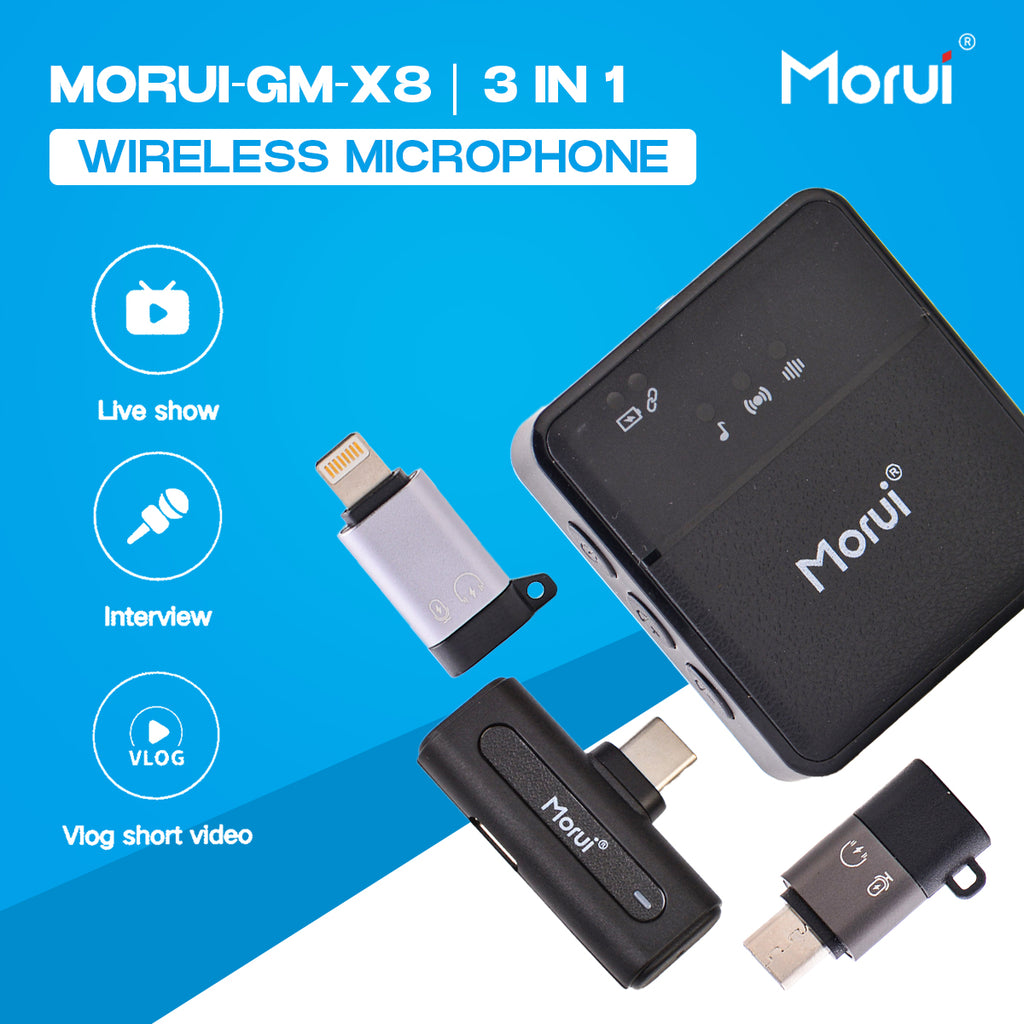 Morui 3 In 1 Mic (GM-X8)