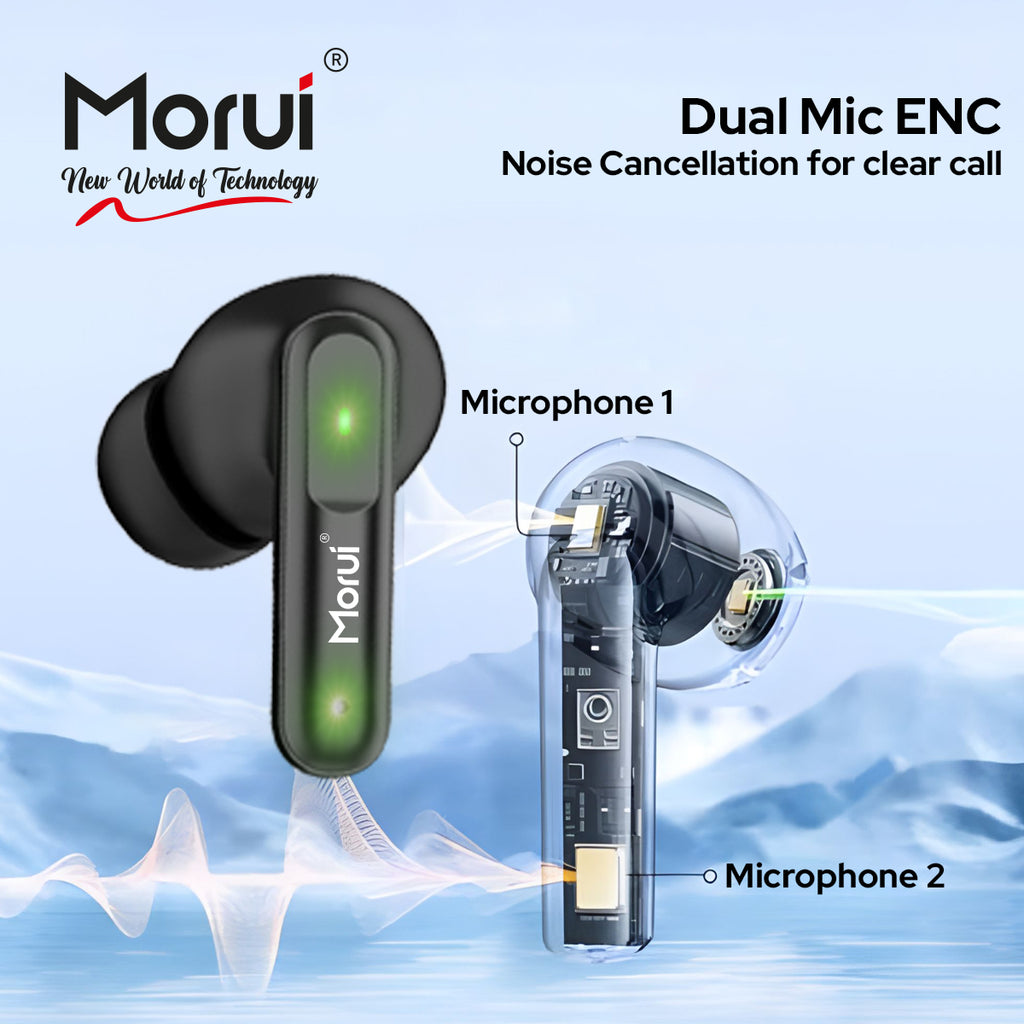 Morui - Coolpods Wireless Earbuds GM-A7 With ANC & ENC Dual Mic 5.3 Version