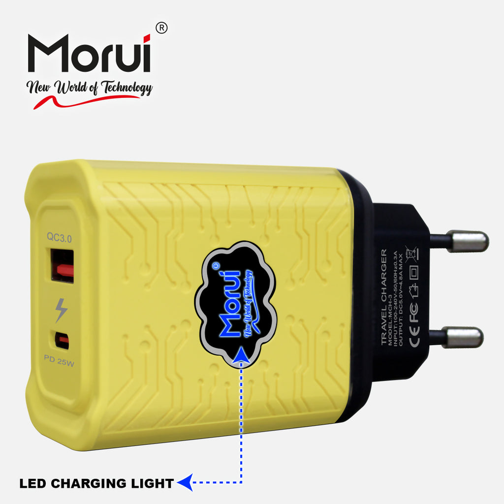 Morui MCH-2PD Rocket Super Fast Charging Charger