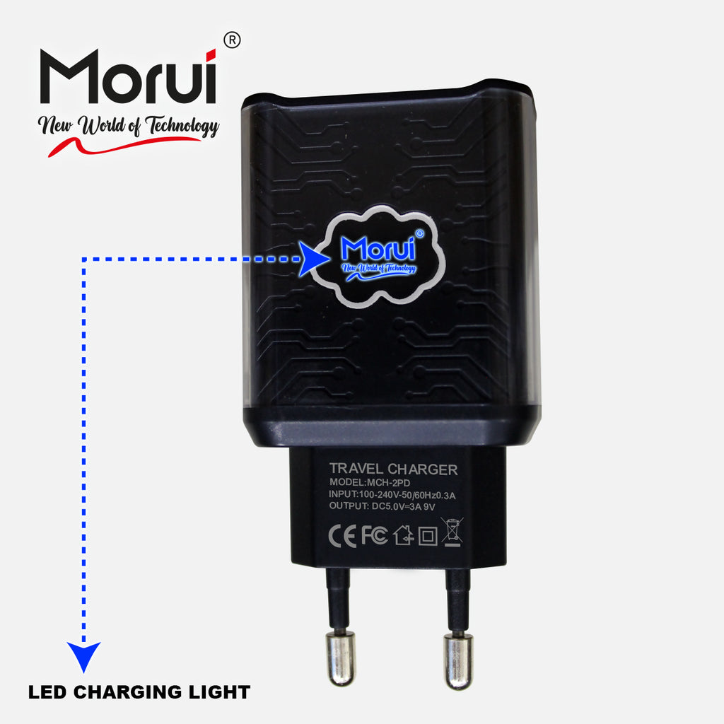 Morui MCH-2PD Rocket Super Fast Charging Charger