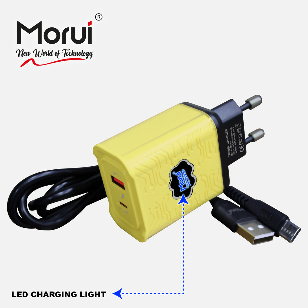 Morui MCH-2PD Rocket Super Fast Charging Charger