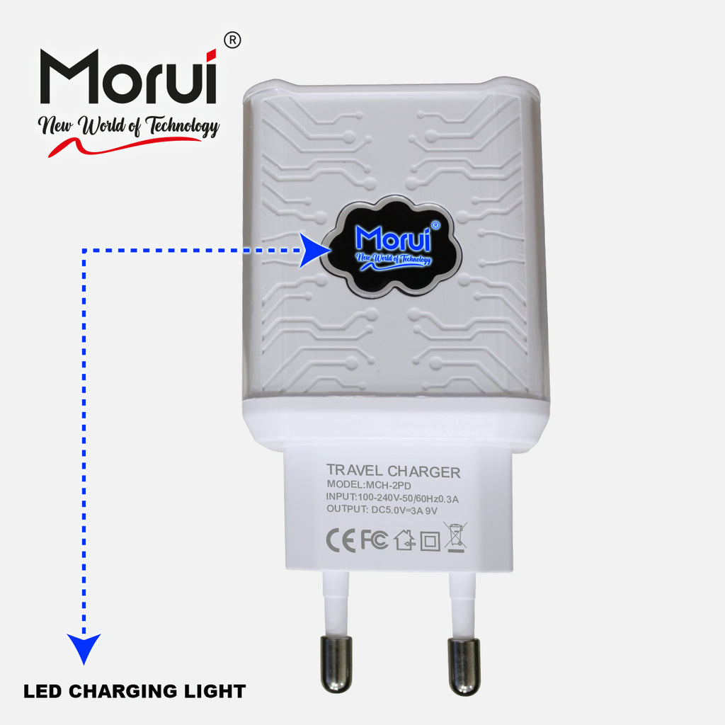 Morui MCH-2PD Rocket Super Fast Charging Charger