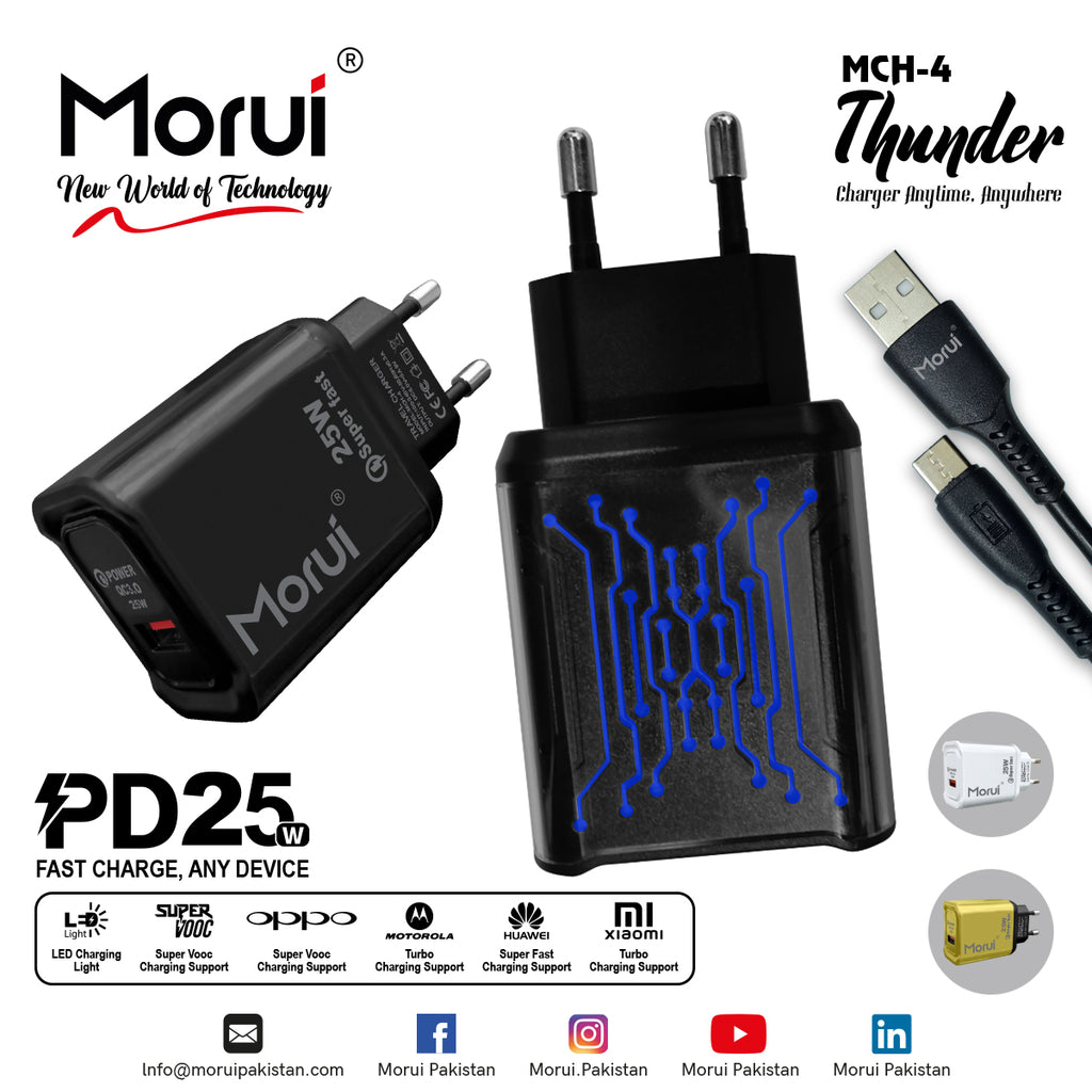 Morui MCH-4 Thunder PD25 Fast Charger