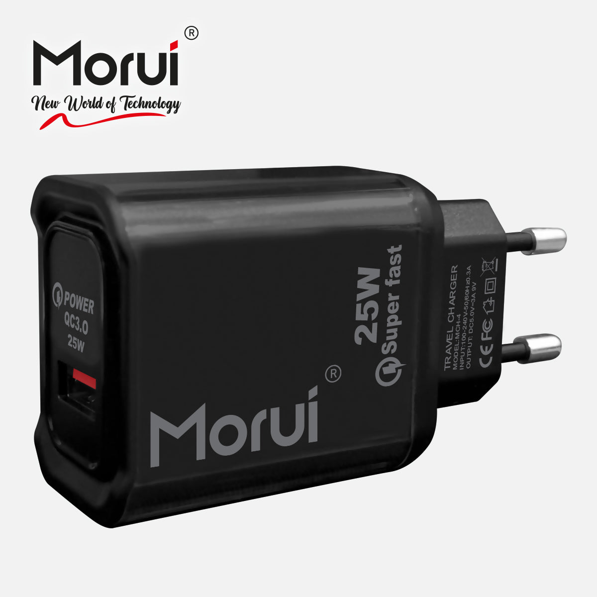 Morui MCH-4 Thunder PD25 Fast Charger – Morui Pakistan