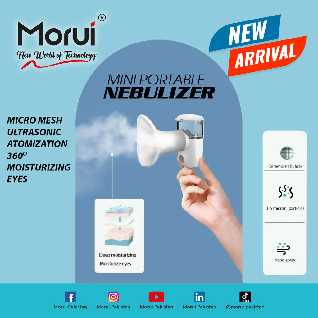 Mini Nebulizer Portable Handheld Effective Respiratory Solution For Adults & Kids Or Infants