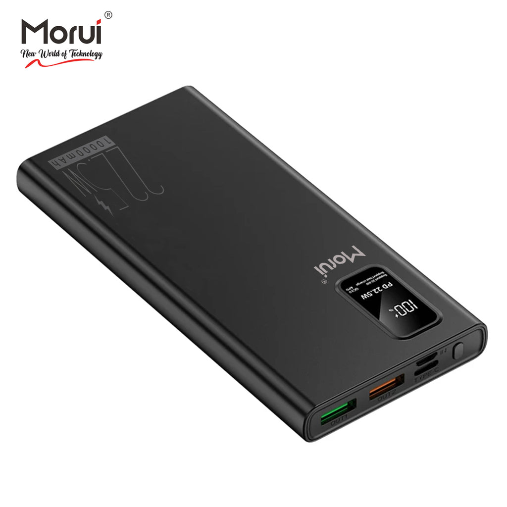 "Morui MP-10PD Fast Charging Powerbank – 10000mAh Portable Power Solution for All Devices"