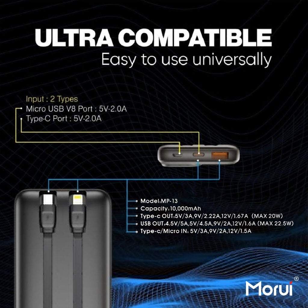 Morui Powerbank MP 13 (10000MAH)