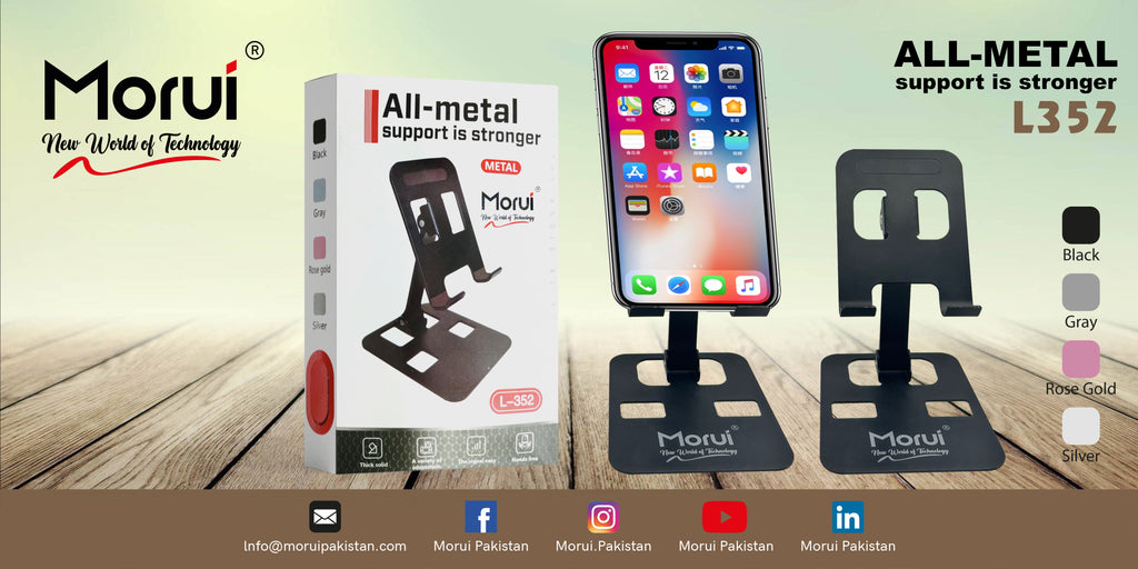 All-Metal Support Phone Stand L352