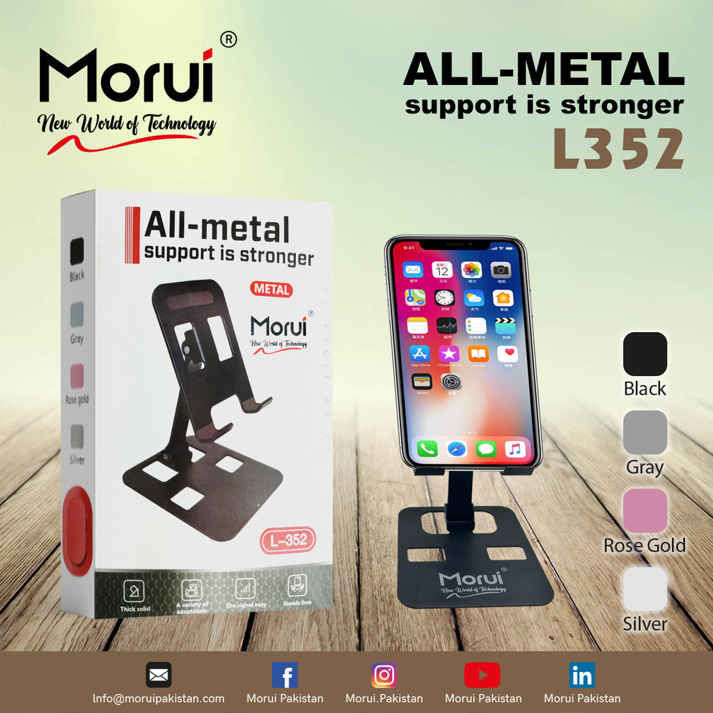 All-Metal Support Phone Stand L352